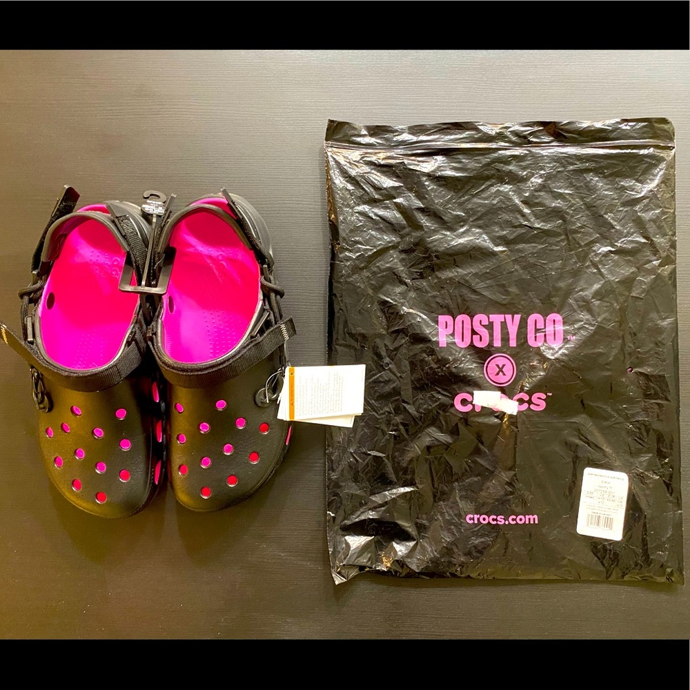 Like New – Crocs x Post Malone – Black Sz 10